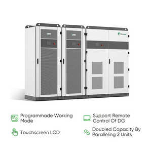 อินเวอร์เตอร์พลังงานแสงอาทิตย์500kVA 500kW พร้อมระบบเก็บพลังงานลิเธียมไอออนไฮบริดเครื่องแปลง1Mwh 1000Kw ตัวควบคุม MPPT - Product Image 1
