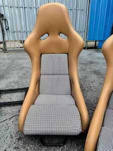 Sedile a secchiello in pelle pied-de-poule, piastra posteriore in fibra di carbonio con guide integrate per RECARO Pole per <span class=keywords><strong>Peugeot</strong></span> - Product Image 6