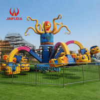 Nouvelle Conception Manège Poulpe Volant pour Parc d'Attractions, Machine de Jeu Rotative Poulpe pour Centre Commercial