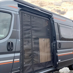 Factory PVC RV Bug &amp; <strong>Fly</strong> <strong>Screen</strong> for Sprinter/Transit/Promaster High Roof Side Door-All-Season Built-In Insulated - Product Image 1