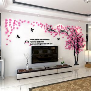 Pegatinas de Pared Grandes con Diseño de Árboles y Hojas 3D, Adhesivo Creativo para Decoración de Salón, Árbol Genealógico Familiar - Product Image 2