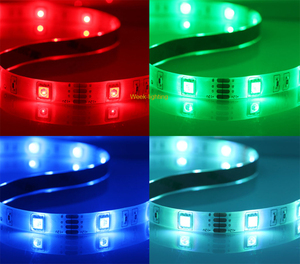 Dây Đèn LED Dây RGB 5050 SMD Dây Đèn Led Linh Hoạt Dây Đèn LED Dây RGB 5M Băng Diode DC12V + Điều Khiển Từ Xa + Bộ Chuyển Đổi - Product Image 4