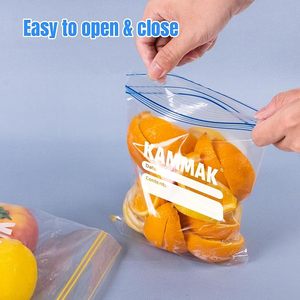 Large 12 X 20 Inch Odor-Proof PE Storage <b>Bags</b> Waterproof Double <b>Zip</b> Reusable Food Backpacking Camping Home Plastic <b>Bag</b> - Product Image 2