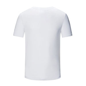 T-shirt personnalisable imprimé pour femme et homme, en polyester, pour le sport et la gym, coupe ajustée et couleur unie - Product Image 3