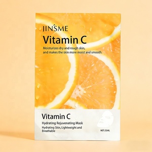 Masque visage OEM ODM à la vitamine C, céramide et ergothionéine, blanchissant, hydratant et réparateur, pour tous types de peaux, logo personnalisé - Product Image 2