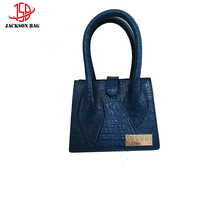Bolso Tote de Hombro con Diseño de Cocodrilo, Acabado Brillante Suave, un Botón Magnético para Teléfono, Cartera y Paraguas, Bolso de Uso Diario