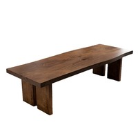 Vente en gros en usine table à manger en bois massif de noyer pour salle à manger et extérieur avec ensembles de chaises vente en gros OEM