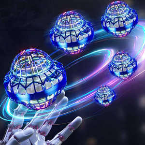Jouet boule volante LED UFO, rotation à 360 degrés, boomerang flottant, mini drone, boule volante magique, jeu d'intérieur et d'extérieur, cadeau - Product Image 1