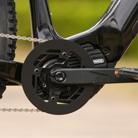 Vélo de montagne électrique en fibre de carbone de 29 pouces, 500W Bafang Mid Drive, 12 vitesses, E-MTB pour adultes, cyclisme hors route