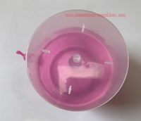 Piège à mouches des fruits en plastique transparent rose pour l'extérieur, avec phéromone, à suspendre, pour toutes les saisons