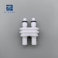 Raccord rapide à barbillon pour tuyau 0,8 MPa 120 PSI, double port multi-lignes, coupleur de déconnexion à deux lignes