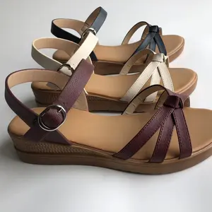 Factory Direct Sale Wholesale female wedge sandals shoes women comfort sandals