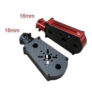 RJXHOBBY 16mm <b>Drone</b> Motor Mount Carbon Tube Connector Aluminum Base for Aerial Photography <b>Quadcopter</b> & Multirotor - Product Image 1