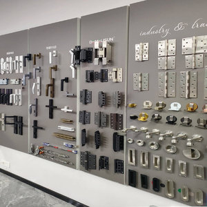 Battant de porte en alliage de zinc de haute qualité, finition nickel brossé moderne, quincaillerie d'entrée d'appartement durable, battant de porte d'entrée <span class=keywords><strong>pour</strong></span> <span class=keywords><strong>la</strong></span> <span class=keywords><strong>maison</strong></span> - Product Image 3