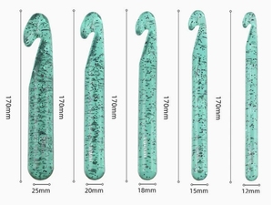 <span class=keywords><strong>Crochet</strong></span> grande, 25 mm 20 MM 18 mm 15 mm 12 mm - Product Image 5