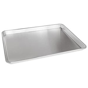 Plaque de cuisson professionnelle en aluminium de qualité alimentaire avec double rebord pour four, idéale pour la cuisson et le séchage - Product Image 1