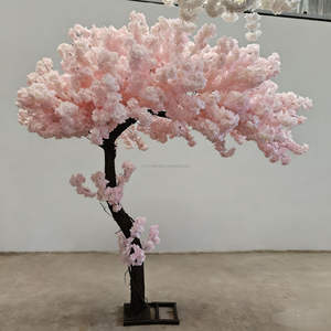 BL-AP04 Arbres artificiels de cerisier hautement réalistes pour l'aménagement paysager intérieur et extérieur, décoration de bonsaï, en fibre de verre durable, résistants aux UV - Product Image 3