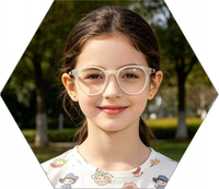 Monture de lunettes optiques ronde en acétate mignonne pour enfants garçons filles, monture complète pour myopie, verres de prescription, personnalisable, en stock