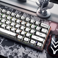 Capuchons de touches de clavier mécanique en PBT Cherry, 74/135 touches, thème de bande dessinée Anime russe, accessoires d'ordinateur de jeu personnalisés à faire soi-même