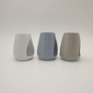 Diffuseur d'ambiance décoratif en céramique blanche pour bougies et encens, <span class=keywords><strong>sans</strong></span> chauffage électrique, pour l'intérieur - Product Image 2