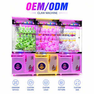 Máquina expendedora de juguetes con grúa de arcade de metal, LED RGB, para 3 jugadores, con diseño de grafiti personalizado 2026, para cine y centro comercial - Product Image 1