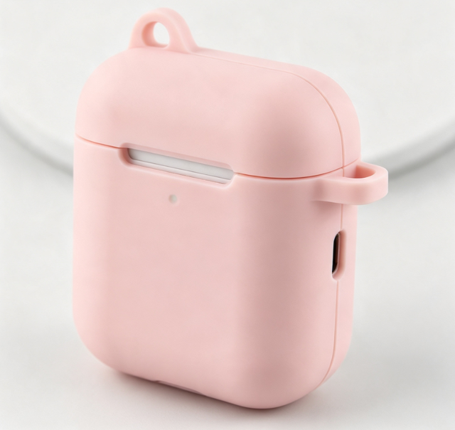 Shock Resistant Silicone Protective Earbud Cover Portable Bluetooth Headphone Case With Hook for Airpods 1 2 Wireless Earphones