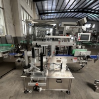 Ligne de production automatique d'eau en bouteille en verre étincelante vin vodka whisky Machine à emballer Machine de remplissage