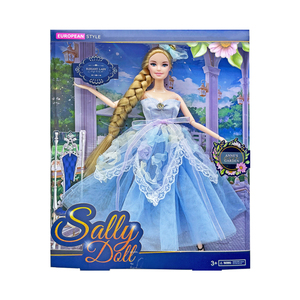 Sản phẩm mới 11-inch sống động như thật Dress-up dễ thương Đồ chơi búp bê Set 6 hợp thời trang phong cách với phù hợp với vải & nhựa phụ kiện - Product Image 3