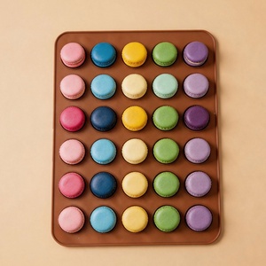 Tappetino in Silicone per Cottura di Grado Alimentare, Resistente al Calore, Antiaderente, Sicuro per il Forno, Tappetino per Macaron, Utensile da Cucina per Preparazione di Biscotti e Pasticceria - Product Image 2