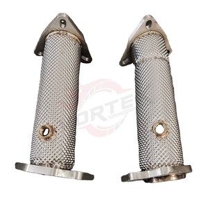 Tubo de Escape de Alto Flujo Vortex 304 de Acero Inoxidable con Acabado Espejo para Chevrolet Corvette C8 Z06, Alto Rendimiento, Soldado con TIG - Product Image 2