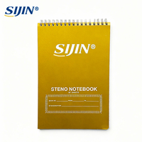 Cuaderno de Estenografía Personalizado con Espiral Superior, 228x152mm, Papel Rayado, Bloc de Notas para Estenógrafos, Encuadernado con Doble Espiral, Cuaderno de Escritura para Oficina y Escuela