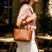 Tas Tote Kulit Buaya Kapasitas Besar Set Tas Selempang Dompet Koin Dompet Lipat Tas Tangan Wanita Tas Tangan Logo Kustom untuk Wanita