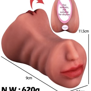 <span class=keywords><strong>WOS</strong></span> Adult Products Masturbateur manuel à coupe d'avion pour hommes Fesses vaginales Moule inversé Coupe manuelle anale Sex Toy - Product Image 3