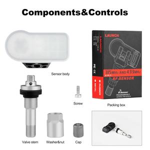 Herramienta de Diagnóstico TPMS para Automóviles, Sensor TPMS para Neumáticos, Sensor de Presión de Neumáticos, Sensor RF Launch LTR-01 - Product Image 5