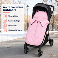 Gigoteuse imperméable pour bébé, 2,5 tog, rose, pour l'hiver, avec fermeture éclair, pour bébé de 6 mois