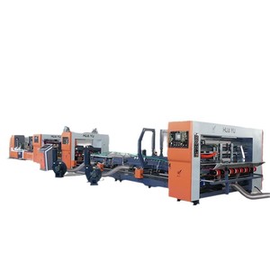 Máquina encoladora de cartón totalmente automática Huayu Machinery Equipment tipo 1224 para embalaje de papel - Product Image 2