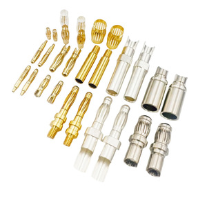 Connecteurs de haut-parleur série Lanterna Pin plaqués or et argent, haute conductivité, pour audio et vidéo, taille personnalisable, isolateur en PVC - Product Image 4