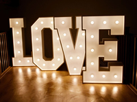 Lettres lumineuses géantes « Marry Me » de 4 pieds, lettres lumineuses « Love », décoration d'événement, 50 23 lettres géantes lumineuses
