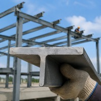 Poutre en T en acier au carbone structurel laminé à chaud A36, 30 x 30 mm, pour la fabrication