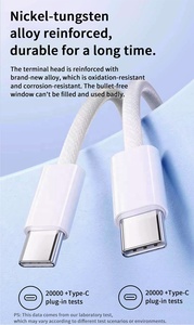 <span class=keywords><strong>Cable</strong></span> Magnético USB-C a Micro-USB HNT de <span class=keywords><strong>2</strong></span> <span class=keywords><strong>Metros</strong></span> y 5 Amperios, Trenzado de Nailon, Carga Rápida PD de 100W, Ecológico, Conductor de Cobre Puro para Teléfono Móvil - Product Image 3
