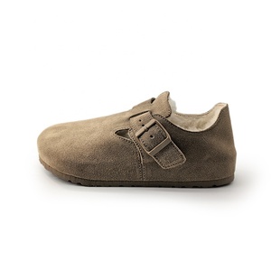 Zapatos de Estilo Bikens de Alta Calidad, Color Taupe, de Gamuza y Cuero, Antideslizantes, Transpirables, con Suela de Corcho y Goma, Unisex, para Jardín, Verano y Otoño - Product Image 4