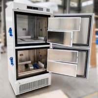 BIOBASE CHINA -40 ℃   Congelador de Doble Compartimento con Control de Temperatura Independiente para Almacenamiento Clasificado de Múltiples Muestras