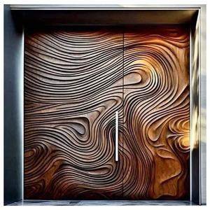Luxury Modern Customized 3D Building Relief Extra Large Solid Wood Security Carving Exterior Front Entry <strong>Door</strong> for Villa - Product Image 1