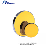 Miroir réflecteur CO2 OPHIR CU MMR-A DIA2.0\"ET0.394\"MCX5.7MCC6.0 Miroir réflecteur de découpe laser CO2 pour découpe laser CO2 Amada