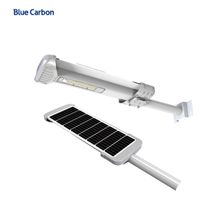 Lampes solaires de jardin intégrées tout-en-un étanches au carbone bleu IP66 pour entrepôts, paysages et stades sportifs BCT-OLF-15W - Product Image 6