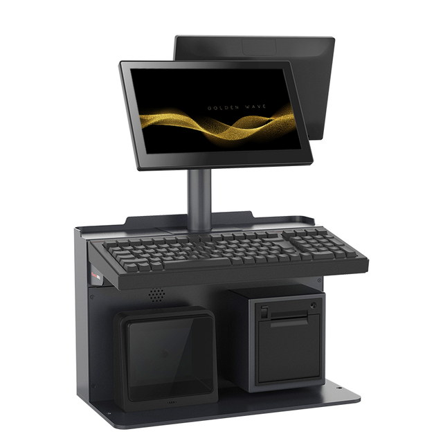 Capacitive Touch Screen Monitor All in One 15.6 Inch POS System Cash Register Machine