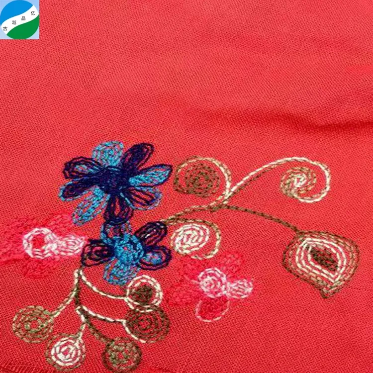 Shaoxing tekstili ucuz iptal siparişi hazır kumaş kumaş stok nakış pamuk keten dokuma düz işlemeli stoktaki ürünler