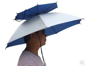 Parapluie promotionnel personnalisable en forme de chapeau, taille adulte, petit format, vente en gros, le moins cher - Product Image 4