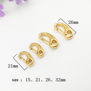 Fermoir à crevettes en acier inoxydable 316, pour la fabrication de bijoux, vente en gros, 10 pièces - Product Image 3