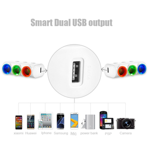 120w smart phone dual usb 3 in 1 <span class=keywords><strong>presa</strong></span> <span class=keywords><strong>accendisigari</strong></span> <span class=keywords><strong>adattatore</strong></span> per caricabatteria da auto 12V 24V - Product Image 3